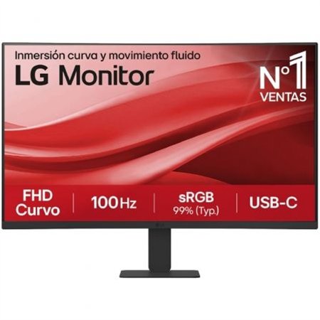 Monitor LG 27" FHD 100Hz Usb-C Curvo (27U421A-B)