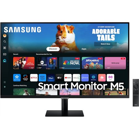 MONITOR SAMSUNG SMART M5 27 MULTIMEDIA INCLINABLE SMART TV HDMI USB
