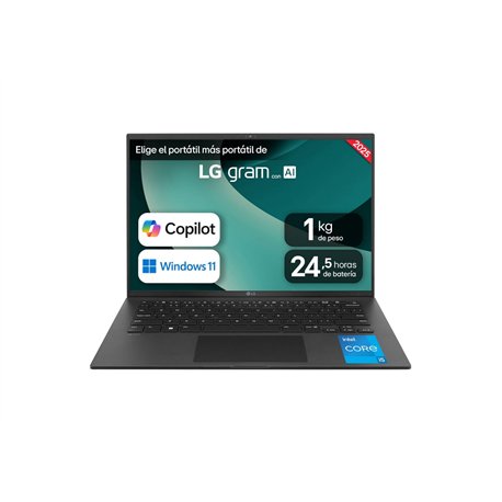 LG Gram i5 16Gb 512SSD 14" W11P Negro (14Z90RU-G.AP55B)