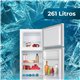 Frigorífico CECOTEC CoolMarket 2D 261L Blanco (01963)