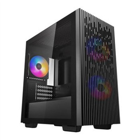 Caja Gaming DeepCool S/F mATX Negra (MATREXX40-3FS)