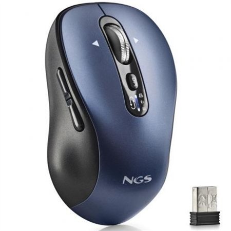 Ratón NGS Wireless Bluetooth 5.1 Azul (INFINITY-RB)