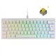 Teclado MARS GAMING RGB Chorma Blanco (MKMINIPROWYES)