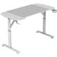 Mesa Mars Gaming 120x60cm Máx 100Kg Blanca(MGDERGO120W)