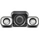 Mini Altavoces NGS 2.1 20W USB 3.5mm Negros (COMET2.1)