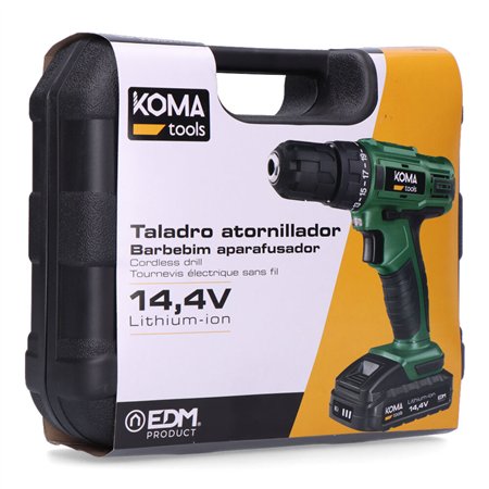Taladro KOMA con maletin Bateria 1500mAh (08376)