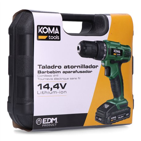 Taladro KOMA con maletin Bateria 1500mAh (08376)