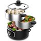 Vaporera CECOTEC Vapovita SteelPot (A01_EU01_100072)