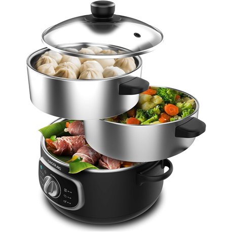 Vaporera CECOTEC Vapovita SteelPot (A01_EU01_100072)