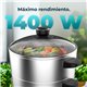 Vaporera CECOTEC Vapovita SteelPot (A01_EU01_100072)