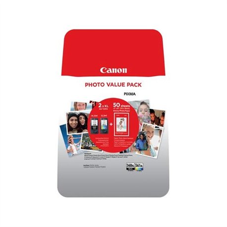 Tinta Canon PG-560XL Negro 14.3ml 400 pág (3712C001)