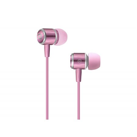 Auriculares SBS in-ear Jack 3.5mm Rosa (TEMETALINEARP)      