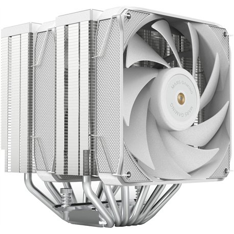 Ventilador Mars Gaming 2x120mm 350W Blanco (MCPUXU6W)