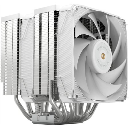 Ventilador Mars Gaming 2x120mm 400W Blanco (MCPUXU9W)