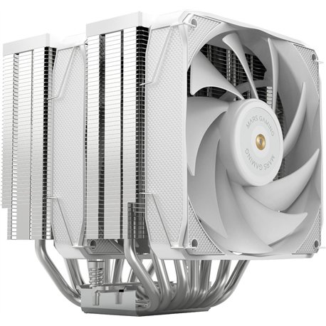 Ventilador Mars Gaming 2x120mm 400W Blanco (MCPUXU9W)