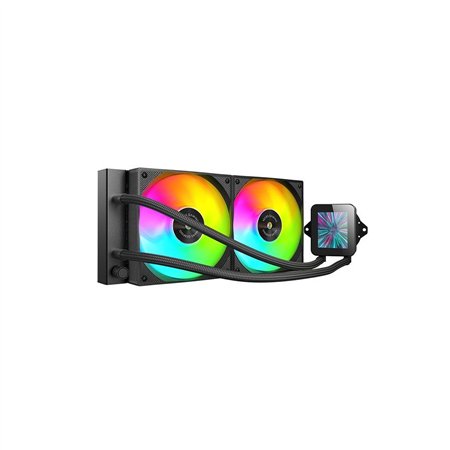Ref. Líq. Mars Gaming ARGB 2x120mm Negra (MLVISION240)