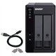 Caja Expansión QNAP 2 Bahías SATA3 Negra (TR-002)
