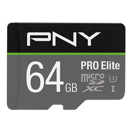 PNY MicroSDXC 64Gb Clase10 (P-SDU64GV31100PRO-GE)
