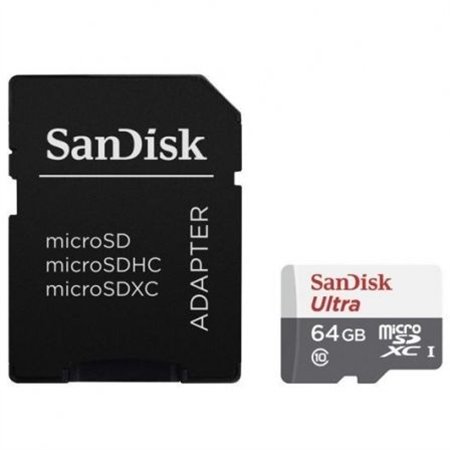 Sandisk Micro SDXC 64Gb + Adap SD (SDSQUNR-064G-GN3MA)