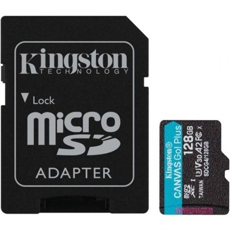 Kingston Micro SDXC 200R 128Gb +Adap. (SDCG4/128GB)