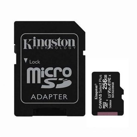 Kingston Micro SDXC 256Gb + Adaptador SD (SDCS2/256GB)