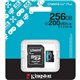 Kingston Micro SDXC 200R 256Gb + Adap SD (SDCG4/256GB)