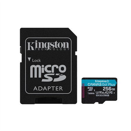 Kingston Micro SDXC 256Gb + Adaptador SD (SDCG3/256GB)