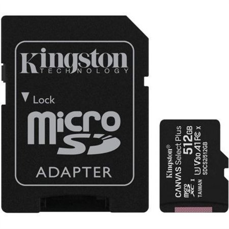 Kingston Micro SDXC 512Gb + Adaptador SD (SDCS2/512GB)