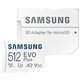 Samsung Micro SDXC 512Gb + Adaptador SD (MB-MC512SA/EU)