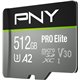PNY Micro SDXC Pro Elite 512Gb (P-SDUX512U3100PRO-GE)