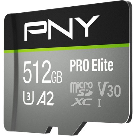 PNY Micro SDXC Pro Elite 512Gb (P-SDUX512U3100PRO-GE)