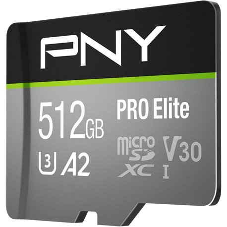 PNY Micro SDXC Pro Elite 512Gb (P-SDUX512U3100PRO-GE)