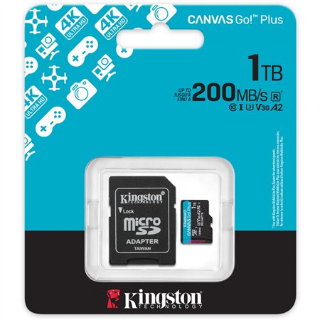 Kingston Micro SDXC 200R 1Tb +Adaptador (SDCG4/1TB)