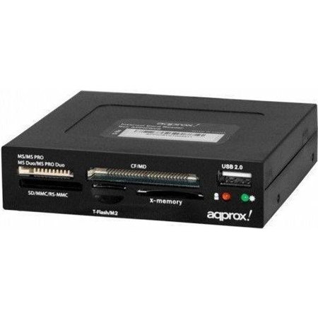 Lector Tarjetas Approx USB 2.0 Bulk V2 (APPICRBULK2)