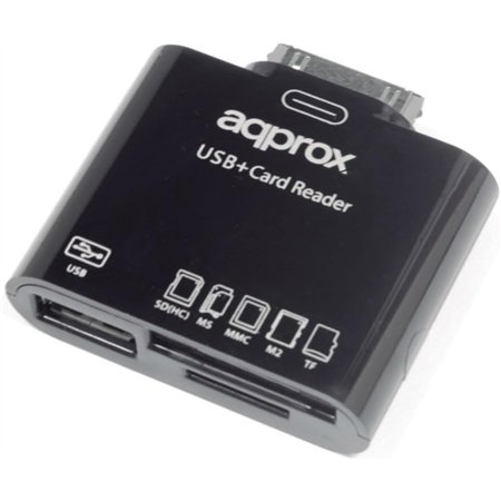 Lector Tarjetas Approx USB 2.0 Negro (APPCRS)