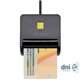 Lector Tarjetas AISENS DNIe USB 2.0 Negro(ASCR-SN01-BK)