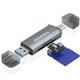 Lector Tarjetas AISENS USB-A/C 3.0 Gris (ASCR-2AC08-GR)