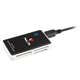 Lector Tarjetas NGS USB2 Negro/Blanco (MULTIREADER PRO)