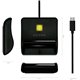 Lector Tarjetas AISENS DNIe USB2 Negro (ASCR-SN03C-BK)