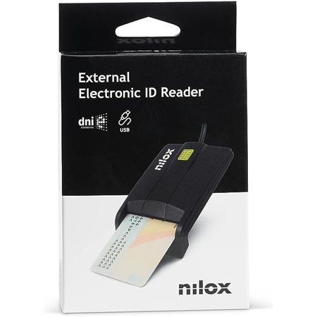 Lector Tarjetas NILOX DNIe USB 2.0 Negro (NXLD001)