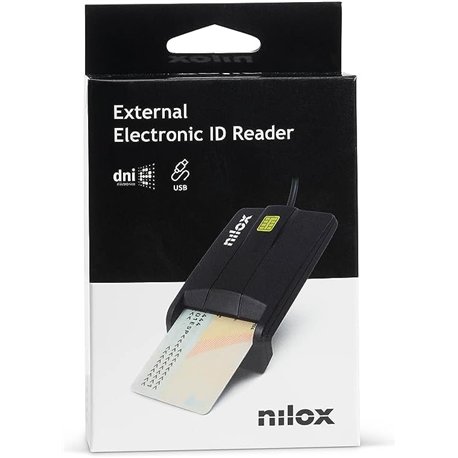 Lector Tarjetas NILOX DNIe USB 2.0 Negro (NXLD001)