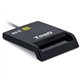 Lector Tarjetas TooQ DNIe USB-C 2.0 Negro (TQR-211B)