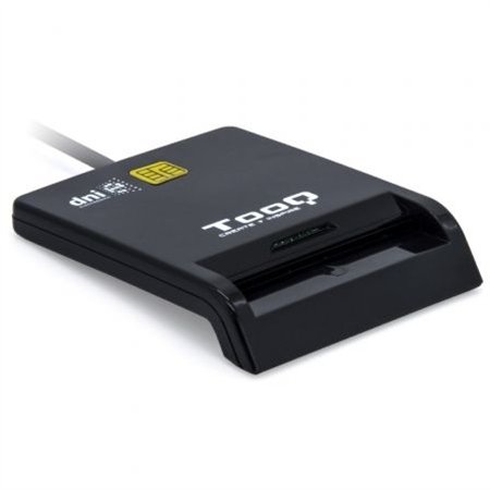 Lector Tarjetas TooQ DNIe USB-C 2.0 Negro (TQR-211B)