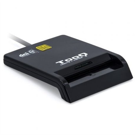 Lector Tarjetas TooQ DNIe USB-C 2.0 Negro (TQR-211B)