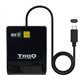Lector Tarjetas TooQ DNIe USB-C 2.0 Negro (TQR-211B)