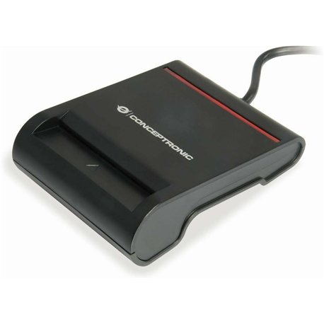 Lector Tarjetas CONCEPTRONIC DNIe USB 2.0 Negro(SCR01B)
