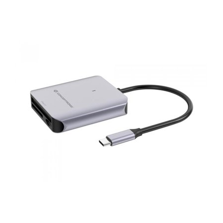 Lector Tarjetas CONCEPTRONIC USB-C 3.1 Gris (BIAN09G)