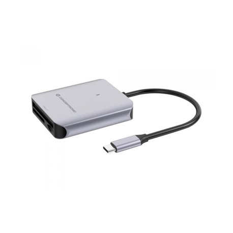 Lector Tarjetas CONCEPTRONIC USB-C 3.1 Gris (BIAN09G)