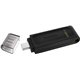 Pendrive Kingston DT 70 256Gb USB-C Negro (DT70/256GB)