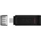 Pendrive Kingston DT 70 256Gb USB-C Negro (DT70/256GB)